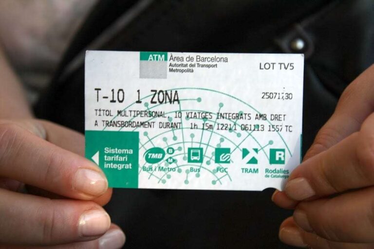 Bilet T-Familiar i  bilet T-casual , czyli jak poruszać się po Barcelonie w 2023
