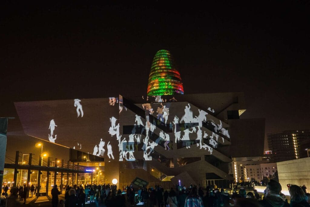 festiwal światła w Barcelonie