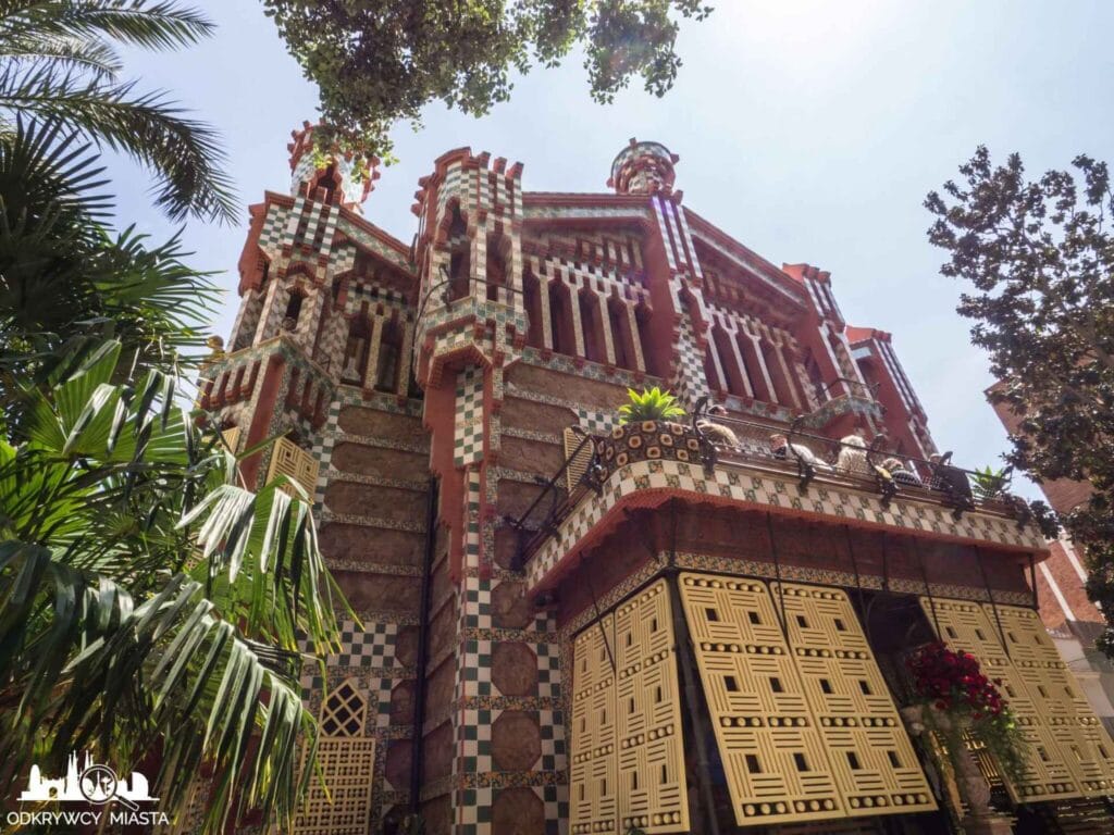 casa vicens tył budynku