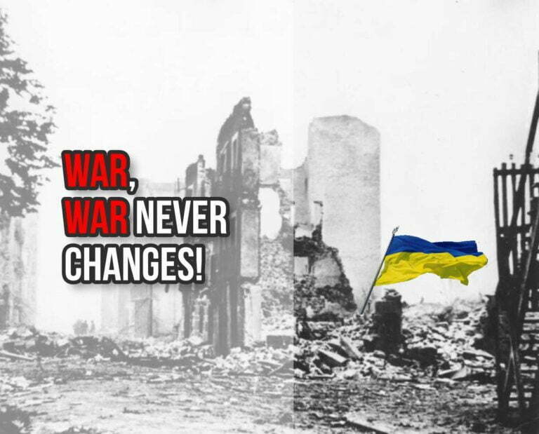 War. War never changes — wojna i krótka notka historii