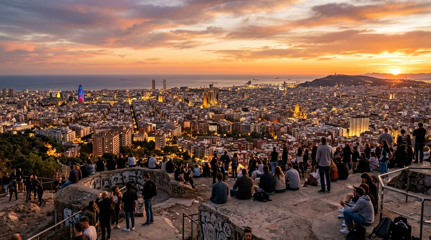 Barcelona z lotu ptaka – 7 punktów widokowych, z których zobaczysz całe miasto 5 Bunkry del Carmel