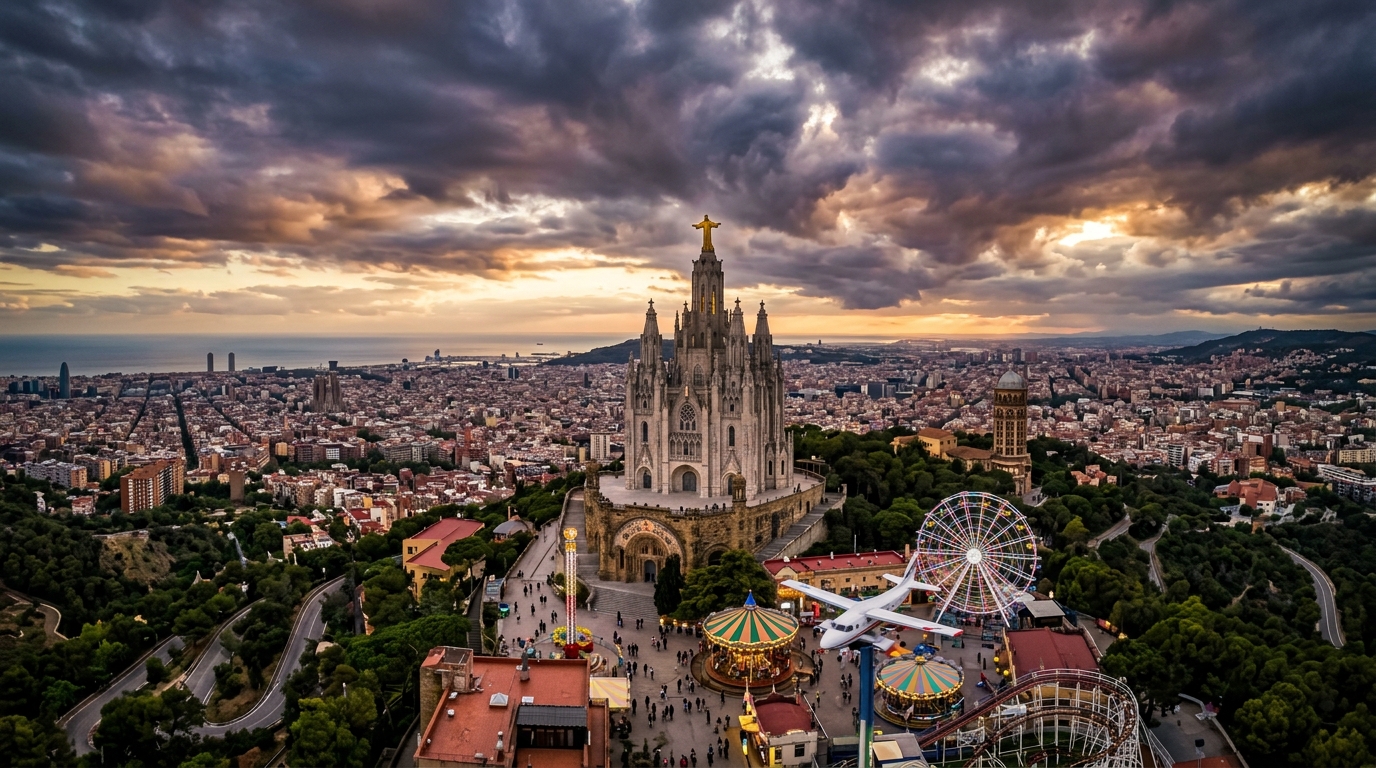 Barcelona z lotu ptaka – 7 punktów widokowych, z których zobaczysz całe miasto 7 Tibidabo