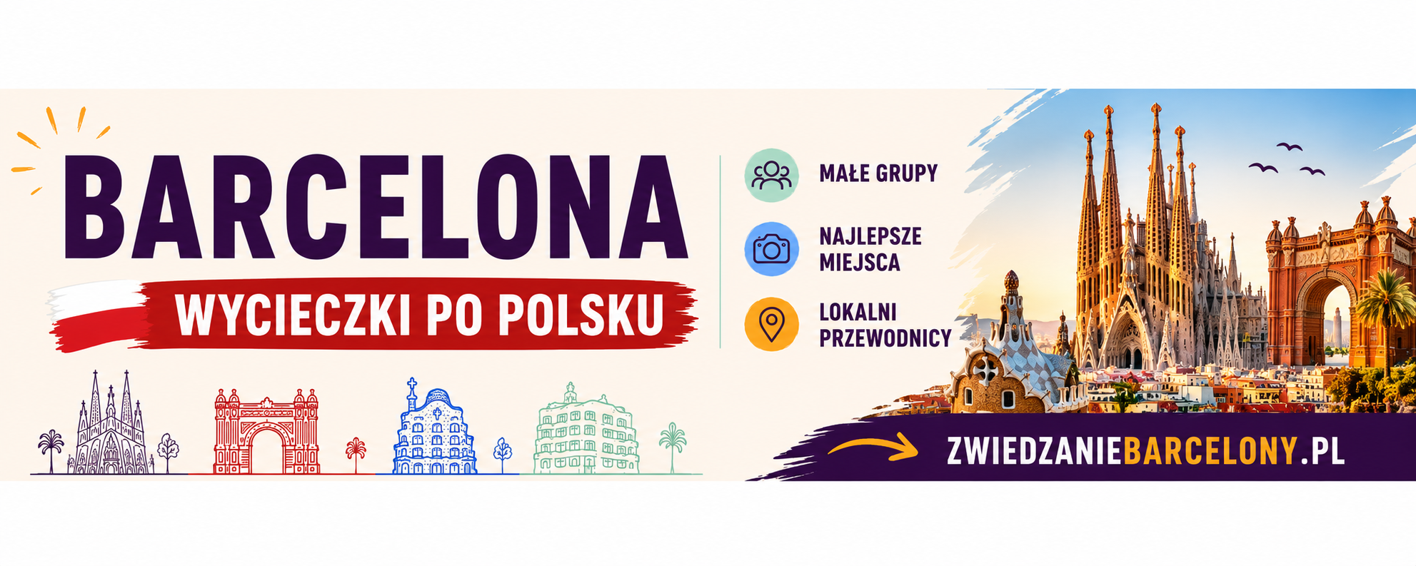 Zwiedzaj Barcelonę po polsku — wycieczki z lokalnym przewodnikiem