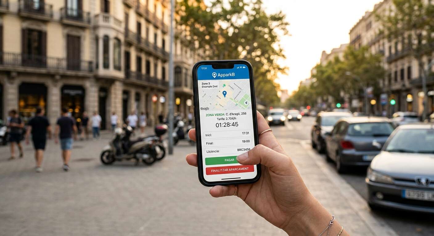 Parkowanie w Barcelonie — gdzie zostawić samochód za grosze i nie dostać mandatu 6 Aplikacja do parkowania ApparkB w Barcelonie