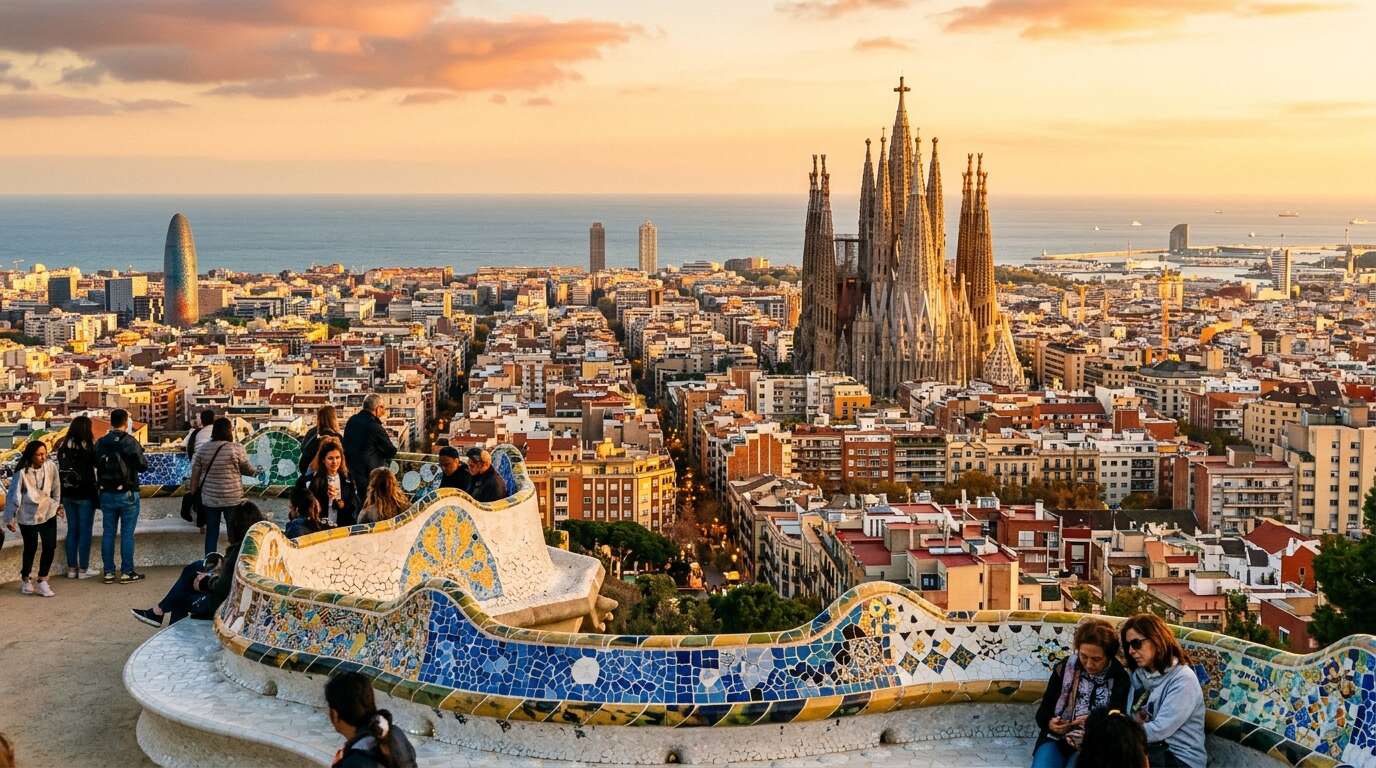 Barcelona na weekend — intensywny plan 48h dla zabieganych 2 Barcelona na weekend widok z Park Güell