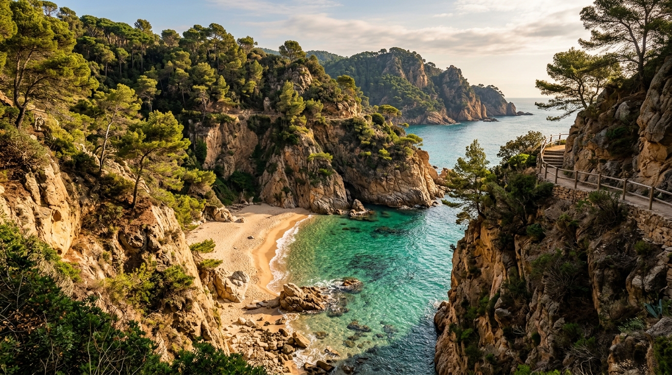 Costa Brava - klif i szlak