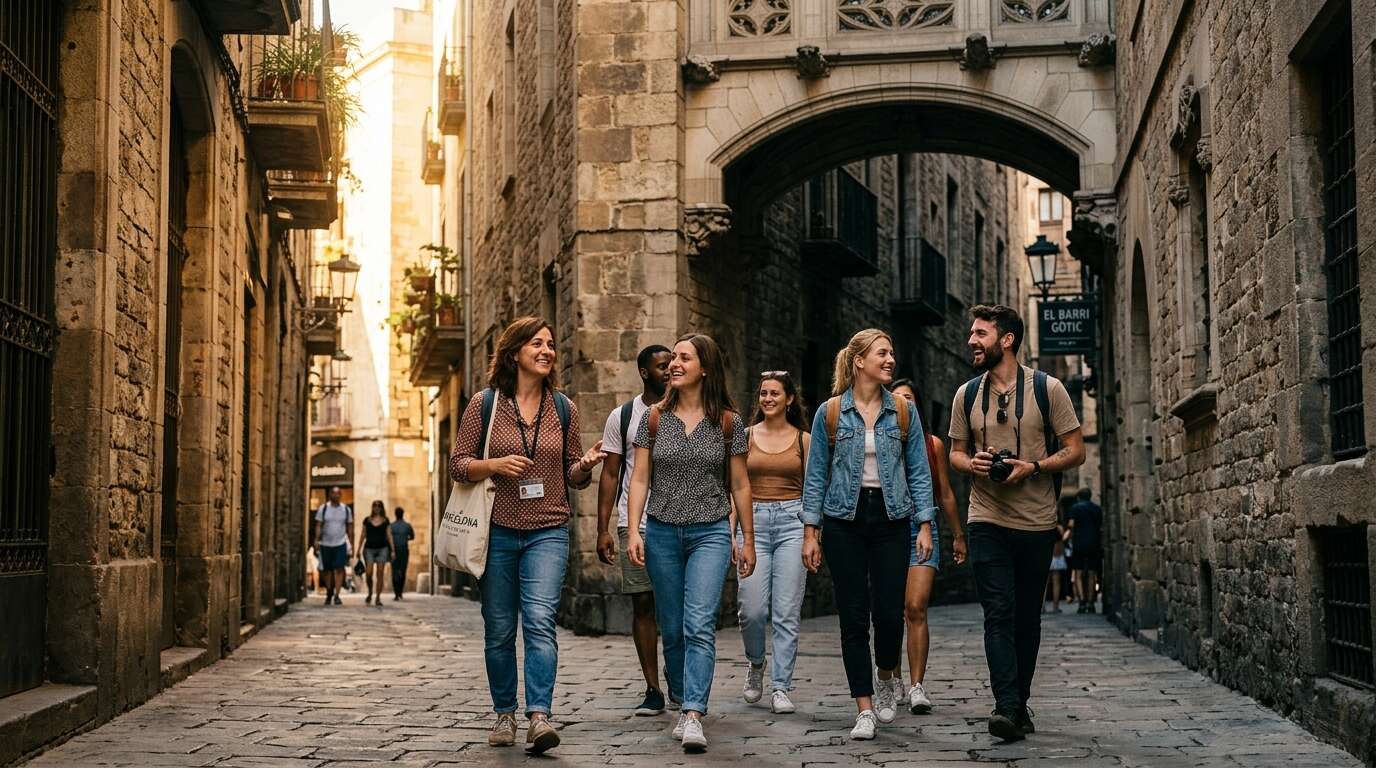Barcelona solo — jak zwiedzać miasto samemu: bezpieczeństwo, jedzenie przy barze i miejsca, gdzie poznasz ludzi bez wysiłku 3 Darmowa piesza wycieczka po Dzielnicy Gotyckiej w Barcelonie