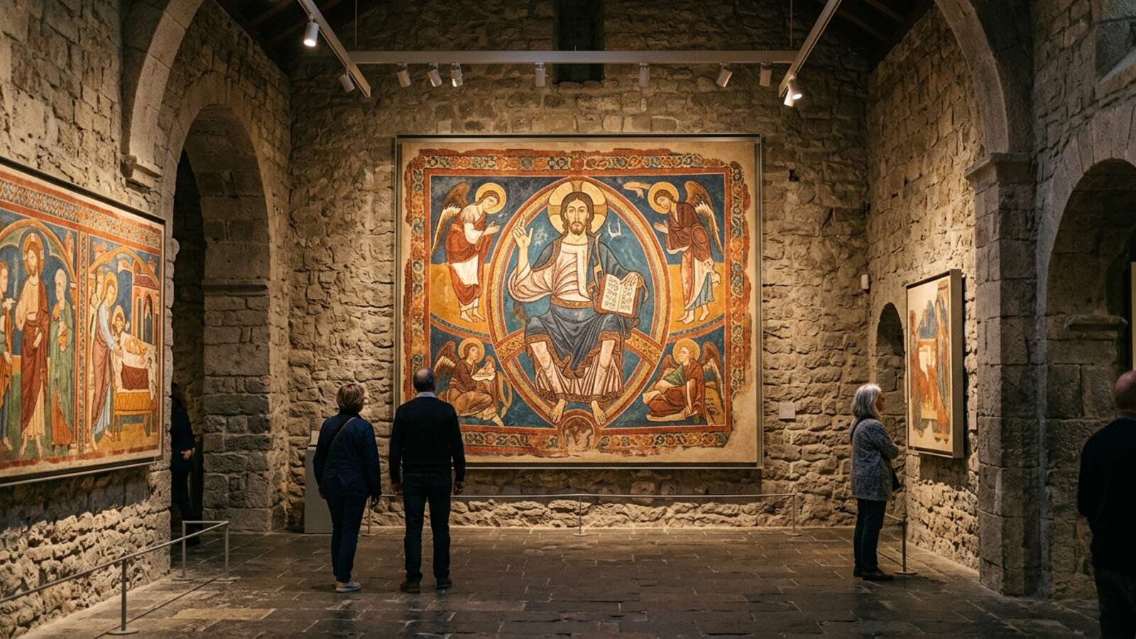 Darmowe muzea w Barcelonie — dni otwarte i godziny bezpłatnego wstępu (przewodnik) 5 Romaneskie freski w MNAC — darmowe muzea w Barcelonie