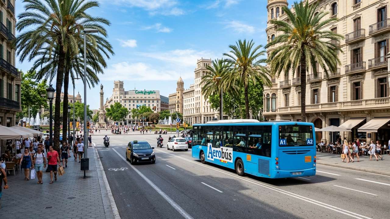 Aerobús — autobus lotniskowy w Barcelonie