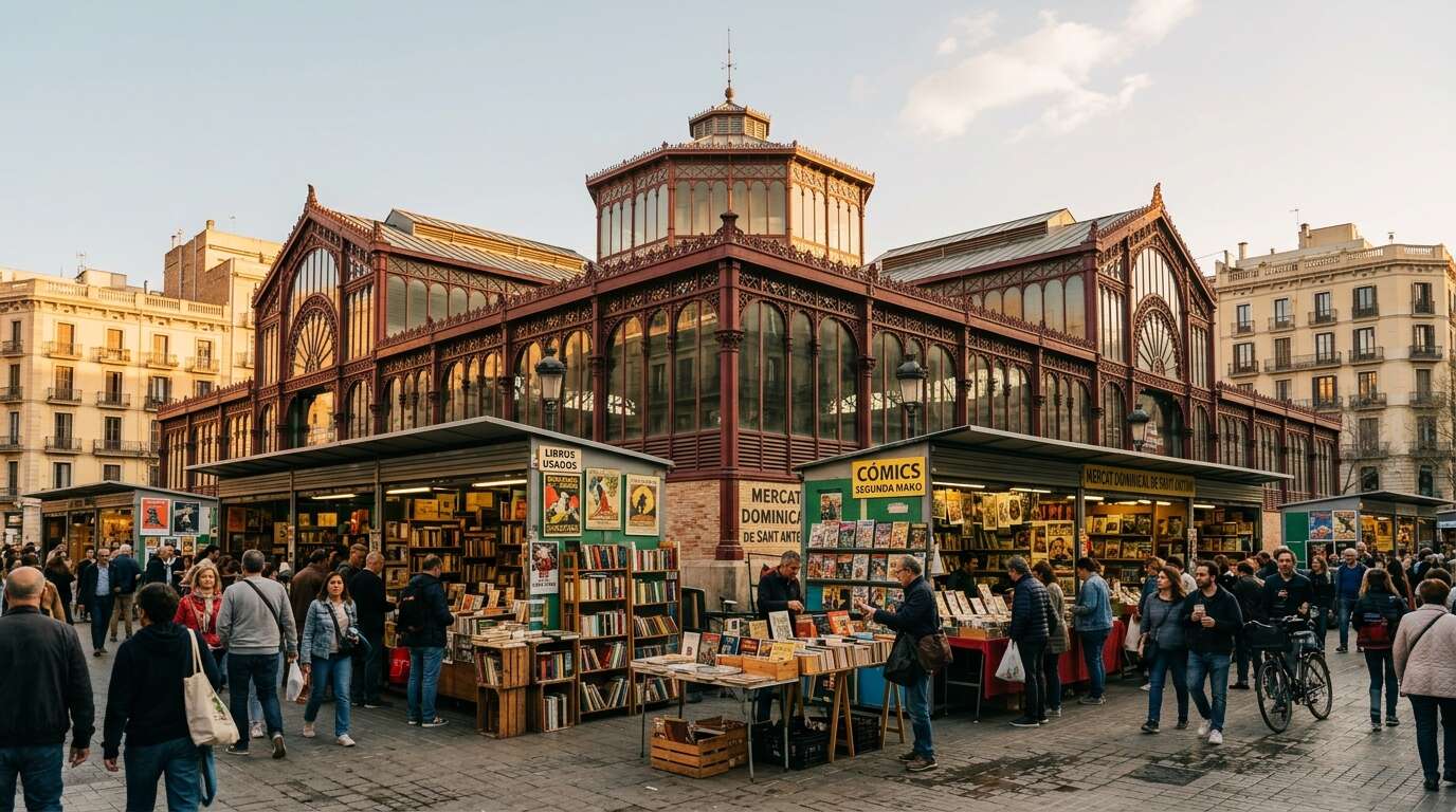 Mercat de Sant Antoni — XIX-wieczna żeliwna hala targowa w Barcelonie