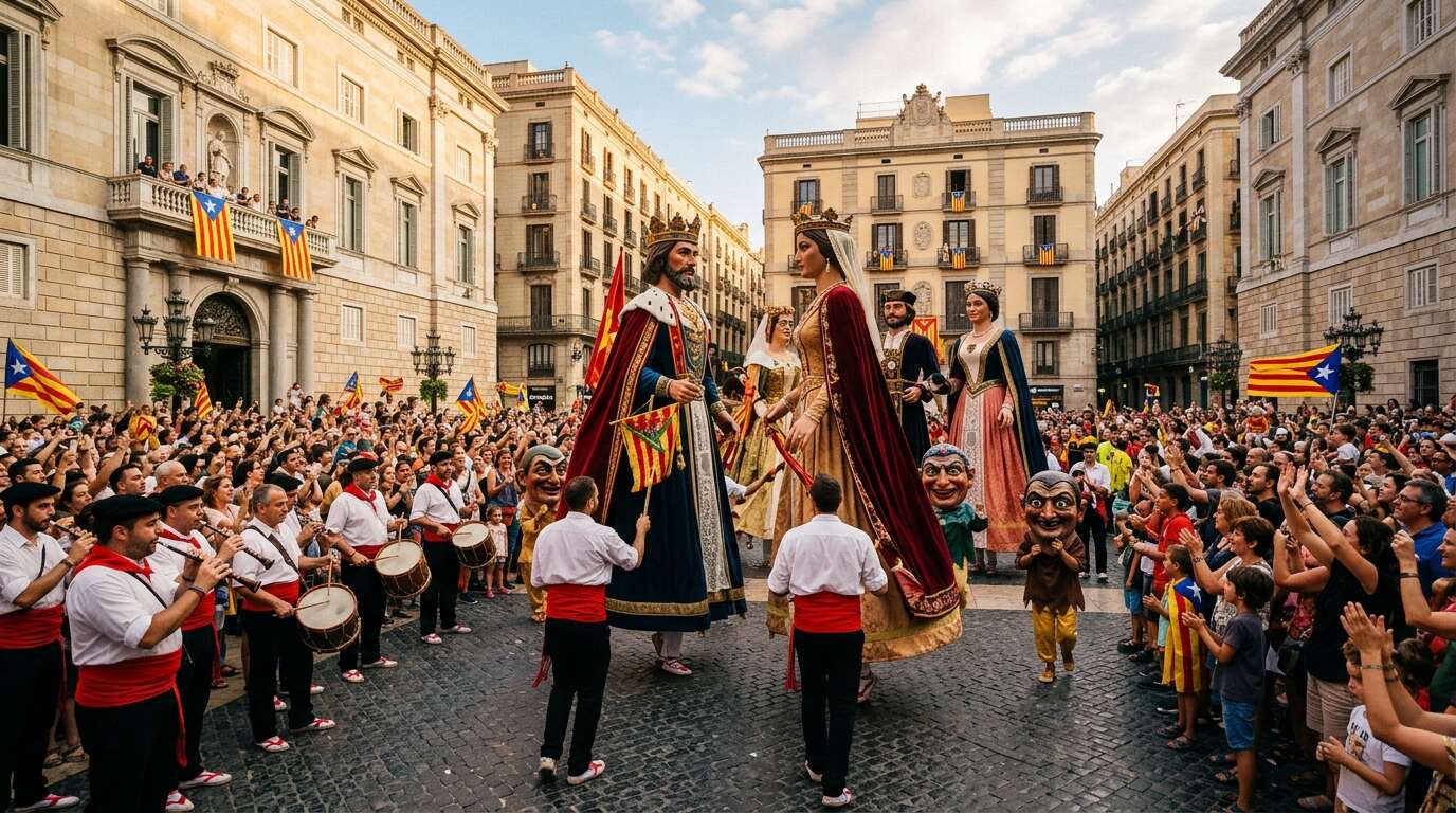 La Mercè 2026 w Barcelonie — jak przetrwać największą fiestę miasta 7 Gegants — olbrzymy na La Mercè w Barcelonie