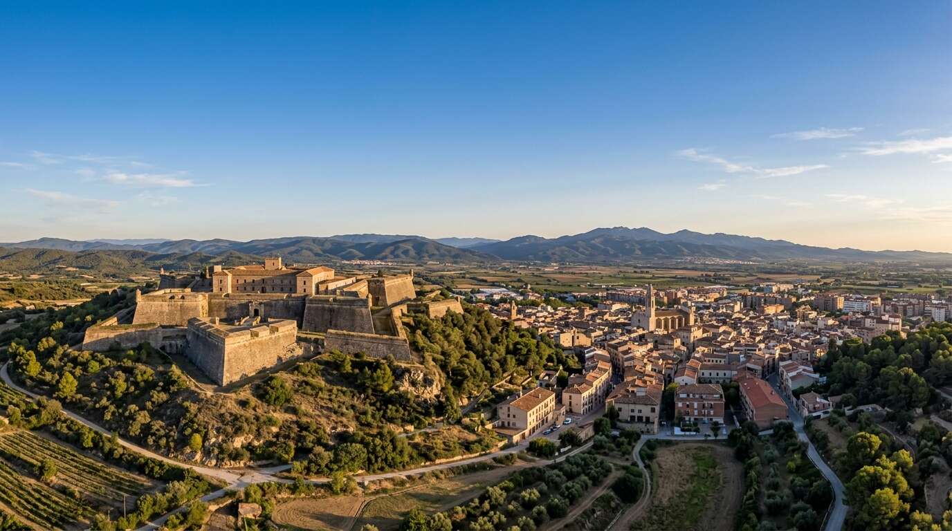 Z Barcelony do Figueres pociągiem — Salvador Dalí, Teatr-Muzeum i plan na jeden dzień 5 Twierdza Castell de Sant Ferran na wzgórzu nad Figueres
