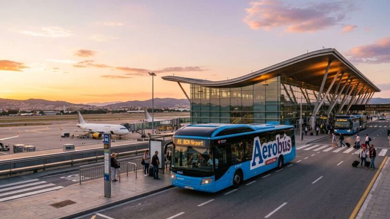 Jak dojechać z lotniska w Barcelonie (El Prat) do centrum — Aerobús, metro, pociąg i taxi