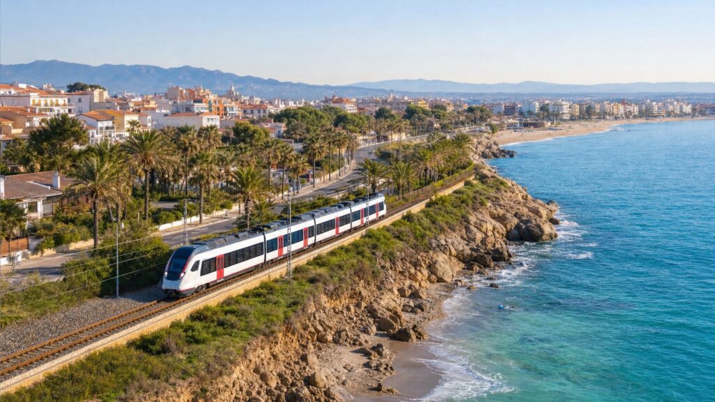 Z Cambrils do Barcelony na jeden dzień — dojazd, bilety i plan zwiedzania 3 Stacja i wybrzeże — Cambrils