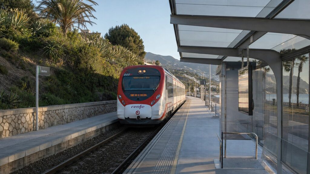 Z Cambrils do Barcelony na jeden dzień — dojazd, bilety i plan zwiedzania 4 Z Cambrils do Barcelony — widok z drogi wzdłuż wybrzeża