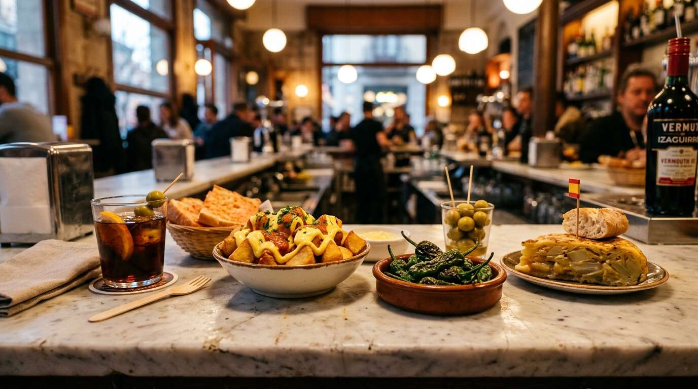 Tapas i vermut w Barcelonie