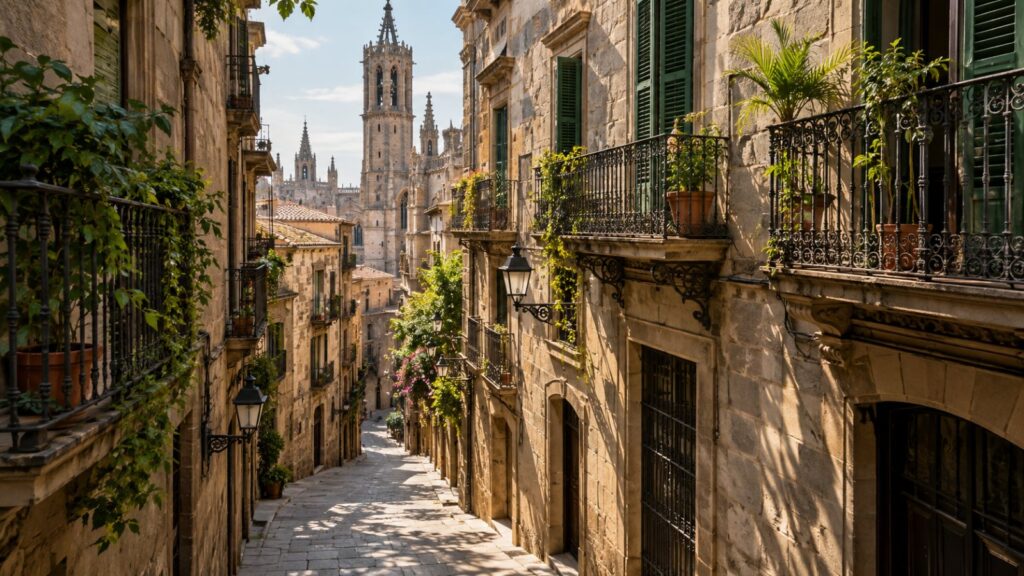Barcelona — widok na centrum miasta